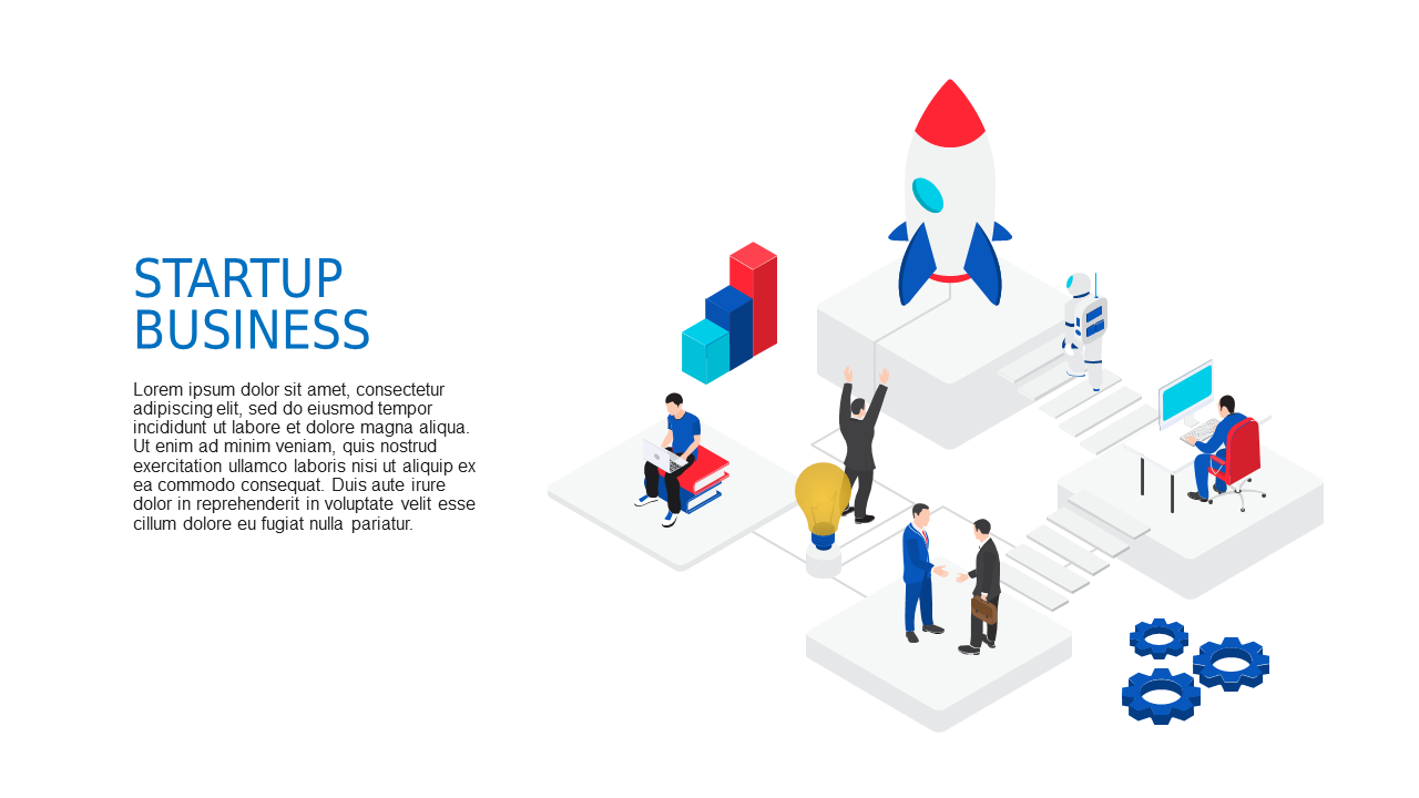 Startup Business Sales Funnel Illustration – Light – Charcoal Gold