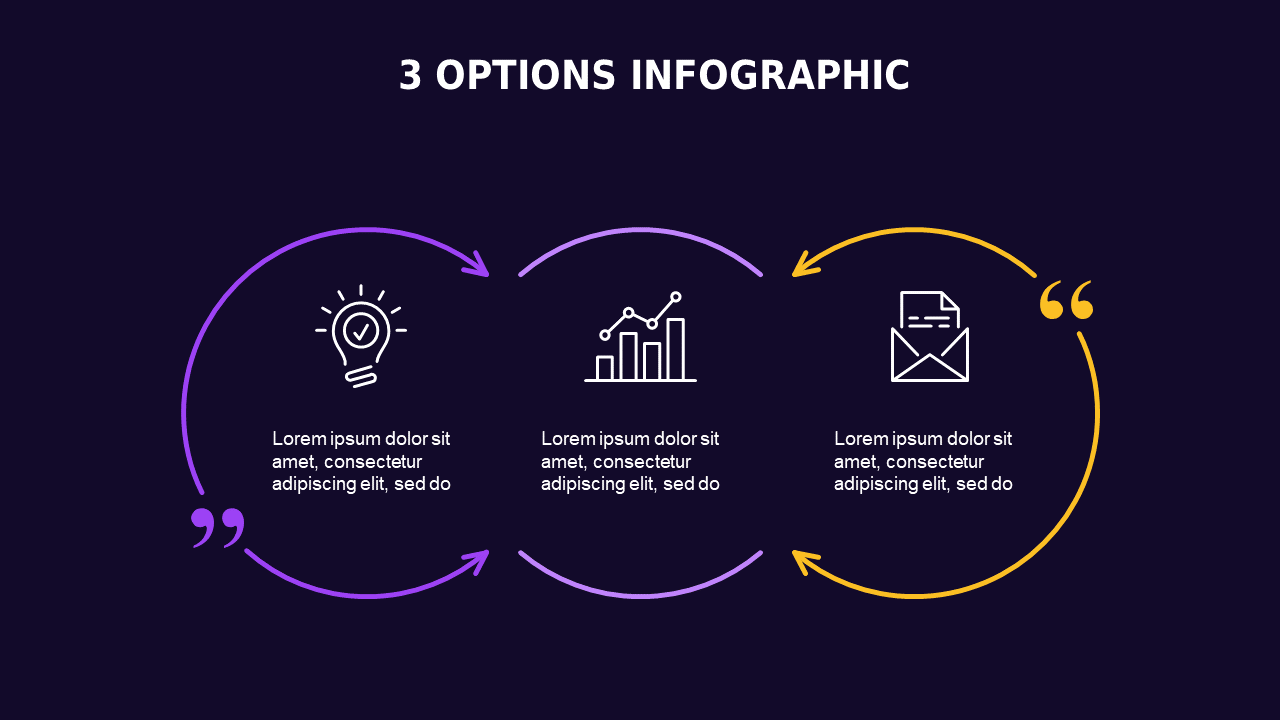 Dynamic Options Infographic Design