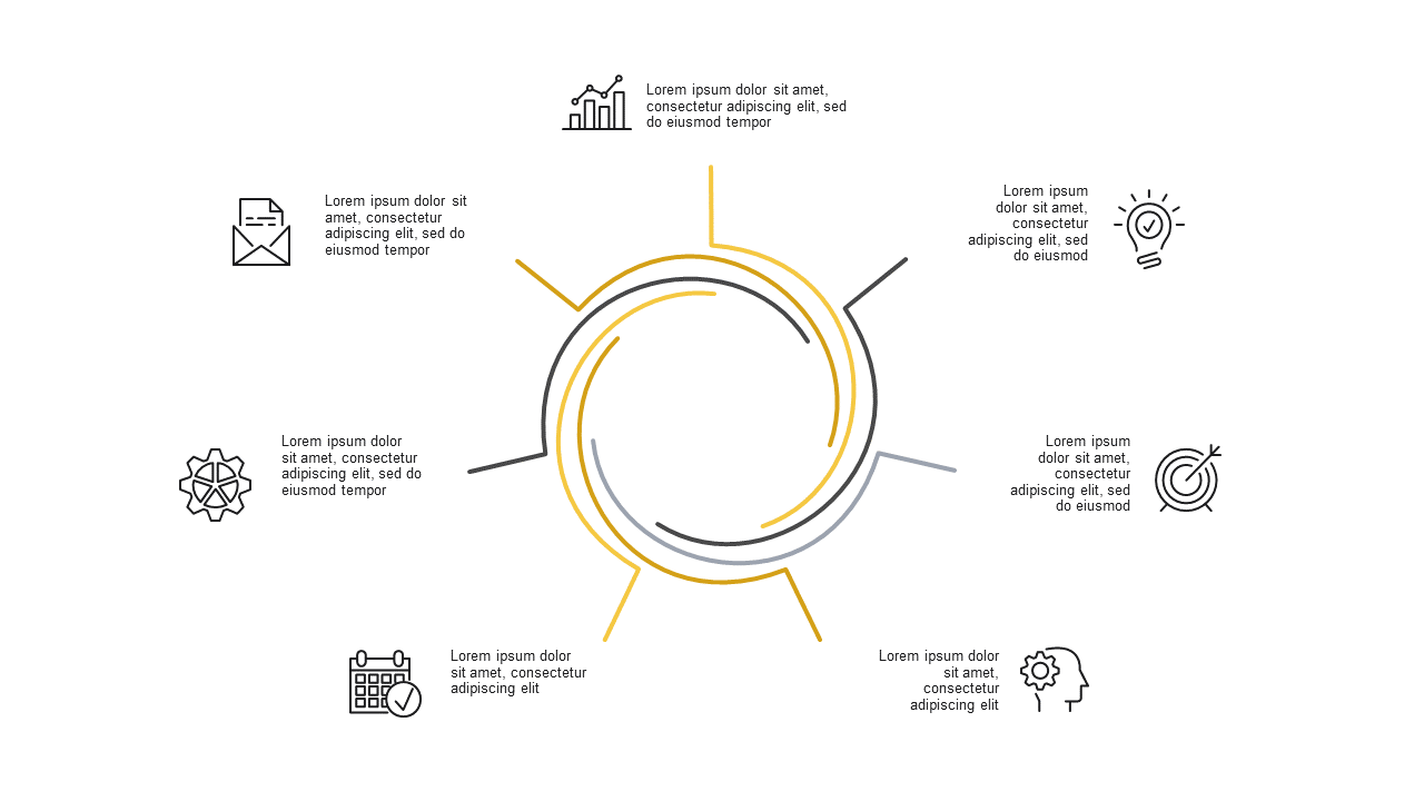 Circular Business Process Infographic