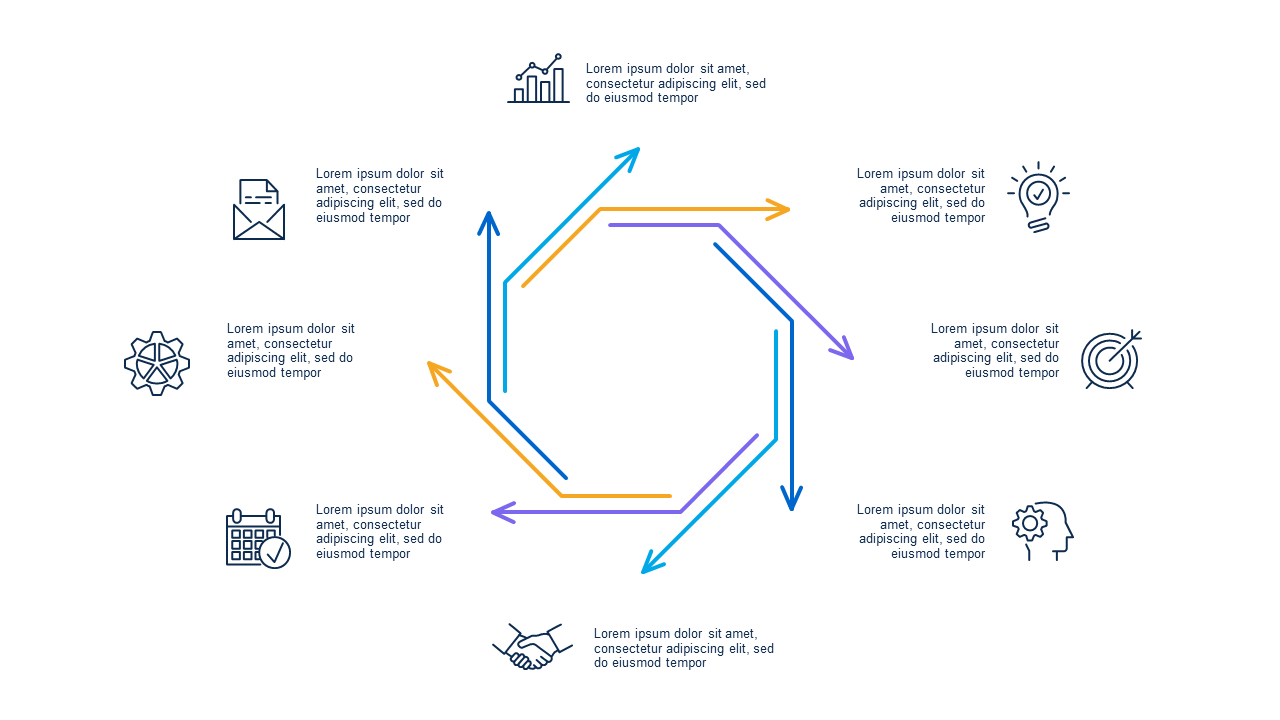 Circular Business Process Infographic