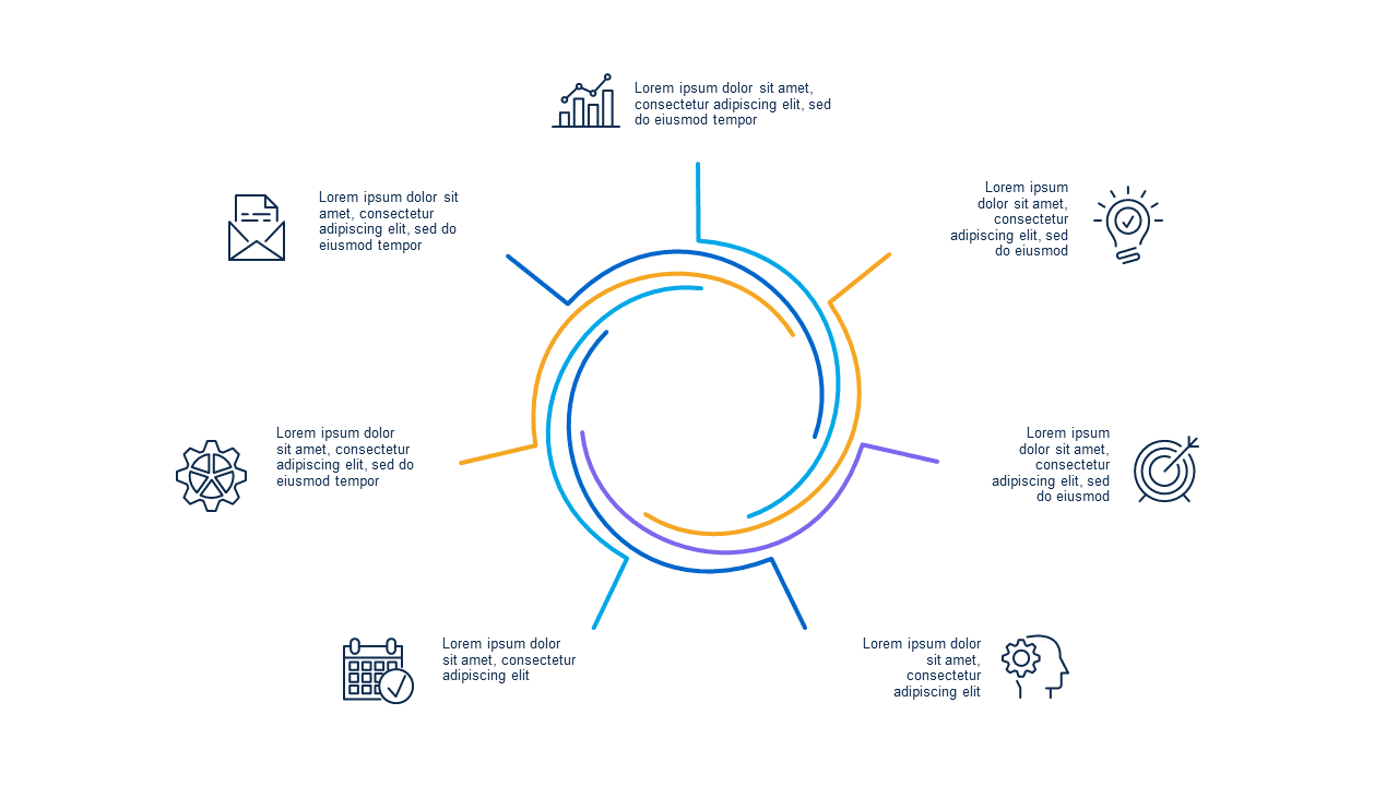 Circular Business Process Infographic