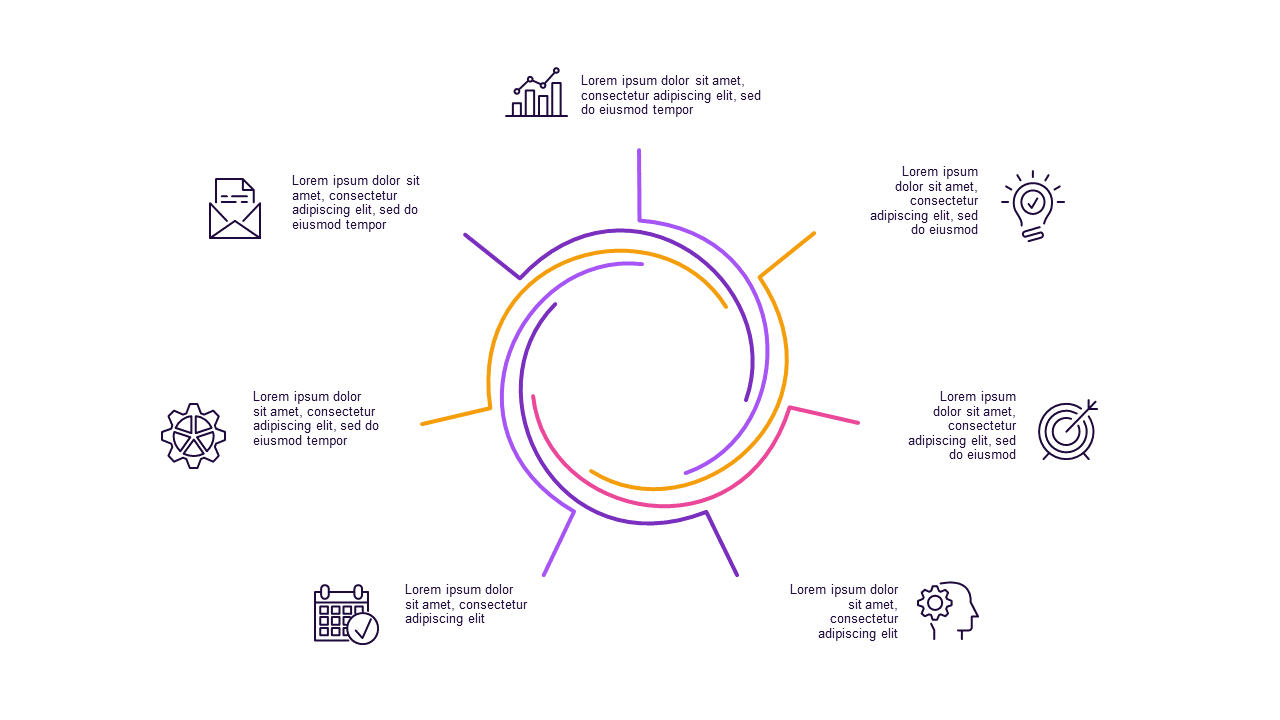 Circular Business Process Infographic
