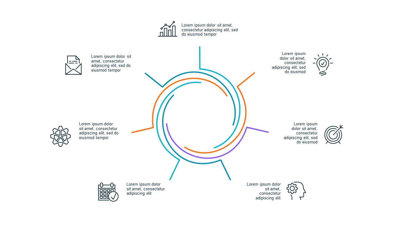 Circular Business Process Infographic