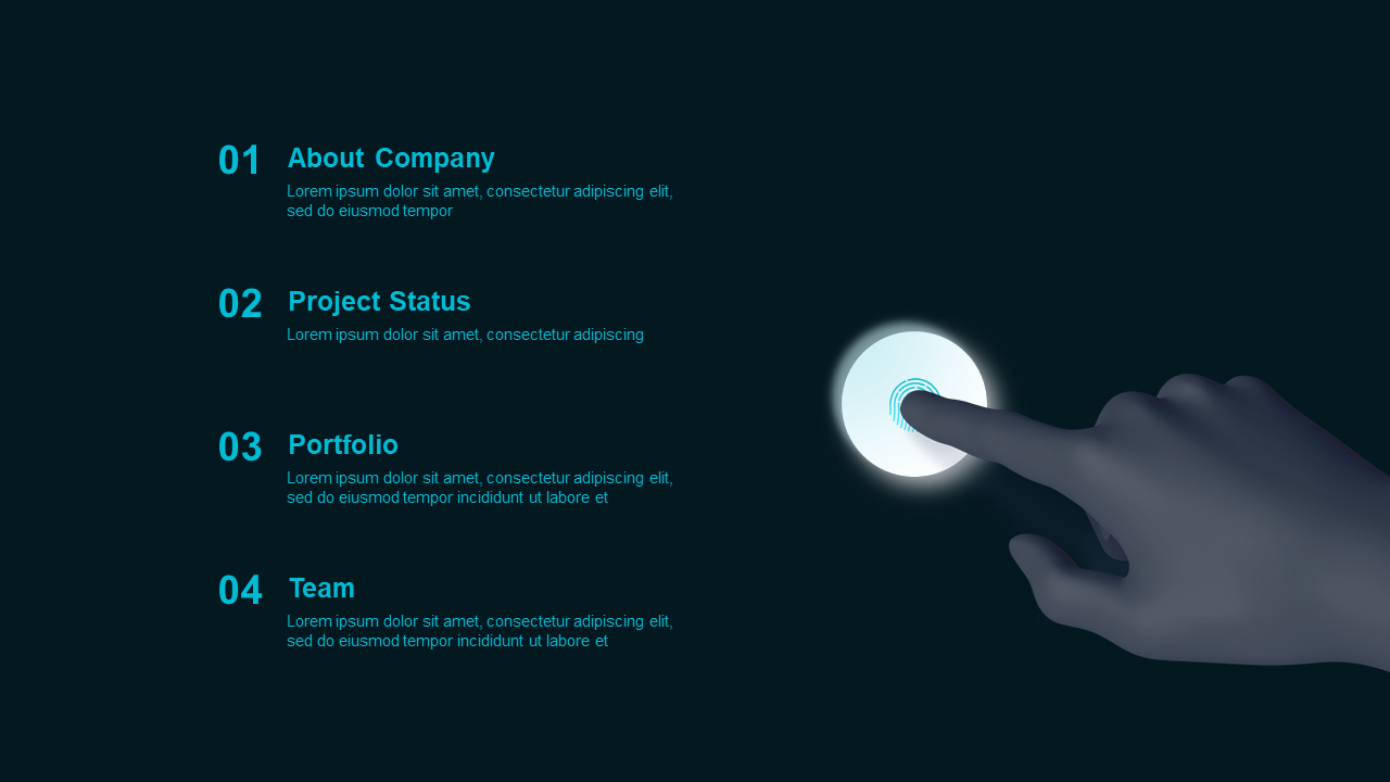 Neumorphic Style Text Presentations