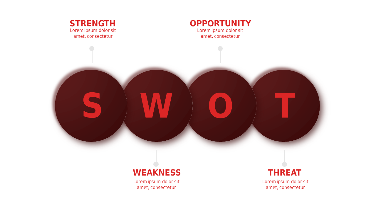 Neumorphic Bar Chart PowerPoint Template (Crimson...
