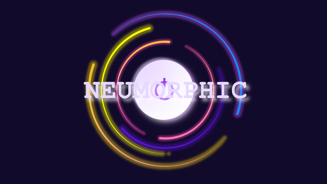 Neumorphic Design PowerPoint Template Dark (Royal...