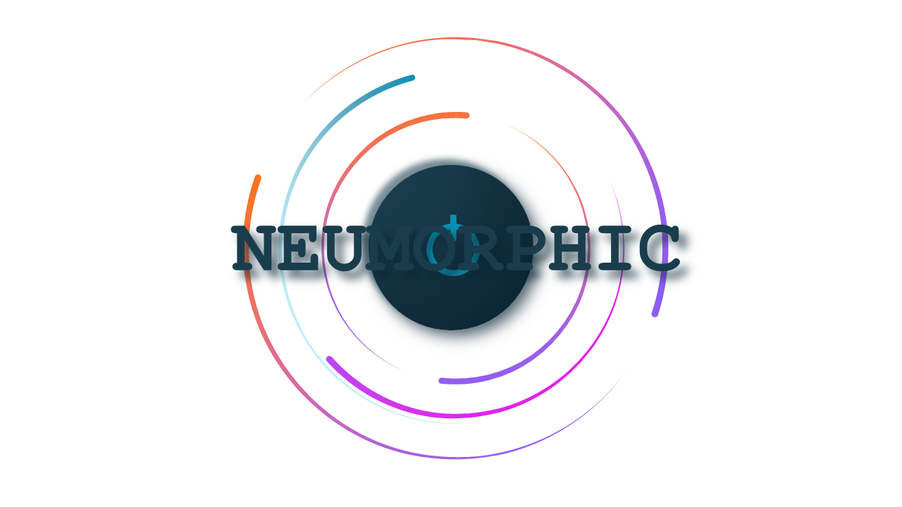 Neumorphic Design PowerPoint Template (Teal Modern)