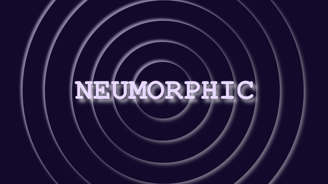 Neumorphic Infographic with Animation – Dark – Royal Purple