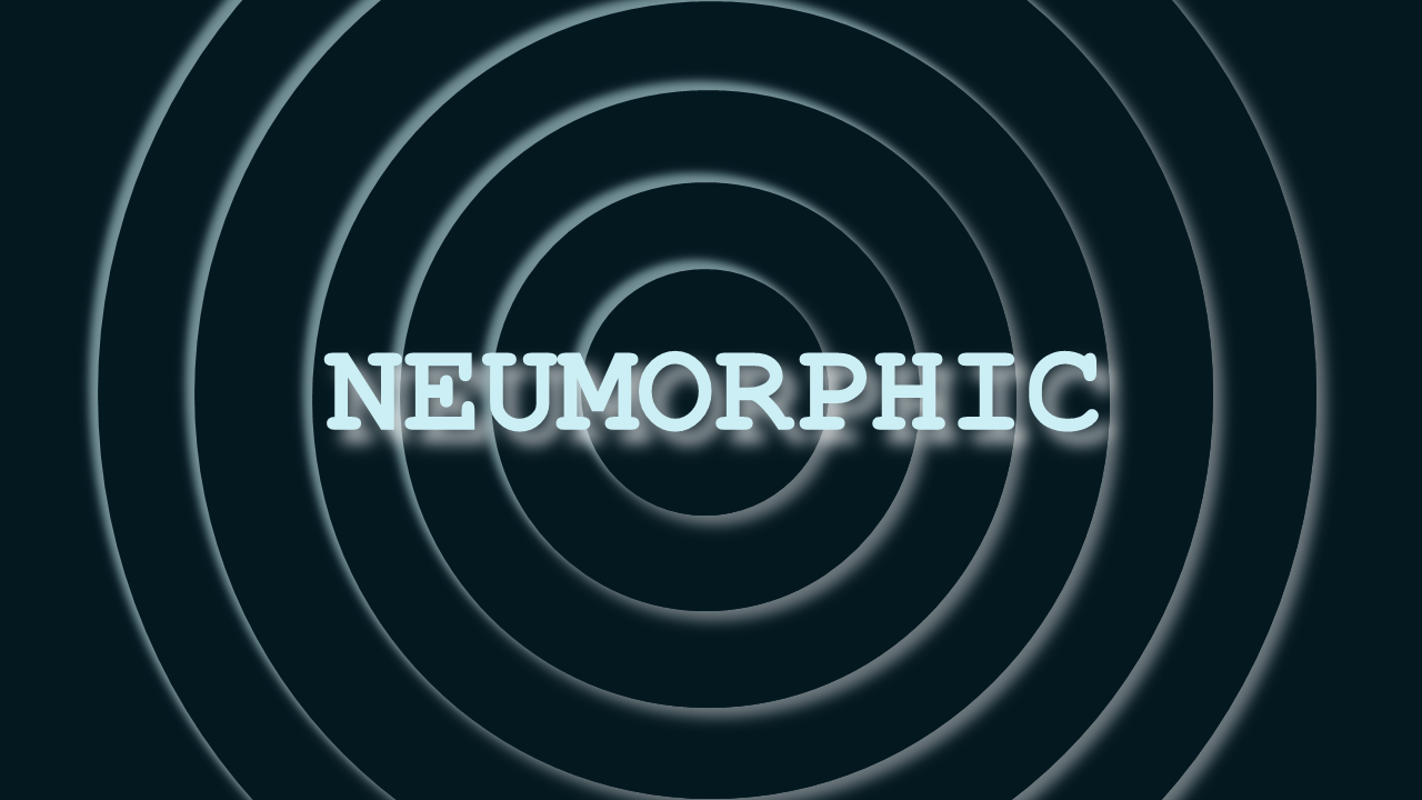 Neumorphic Infographic with Animation