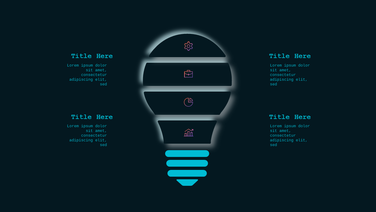 Neumorphic Infographic with Animation