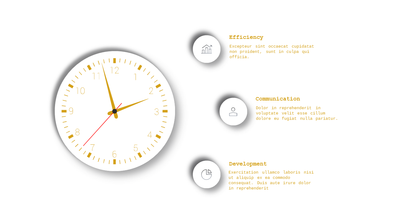 Neumorphic Circular Infographic Design