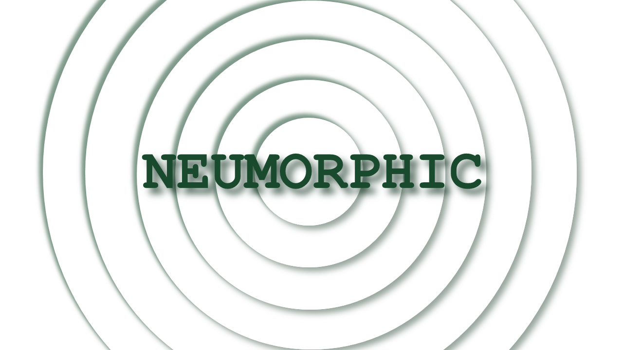 Neumorphic Circular Infographic Design