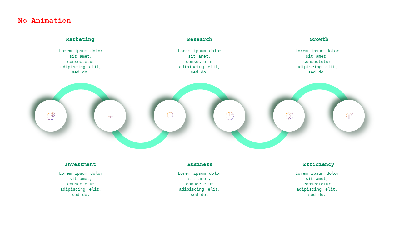 Neumorphic Circular Infographic Design