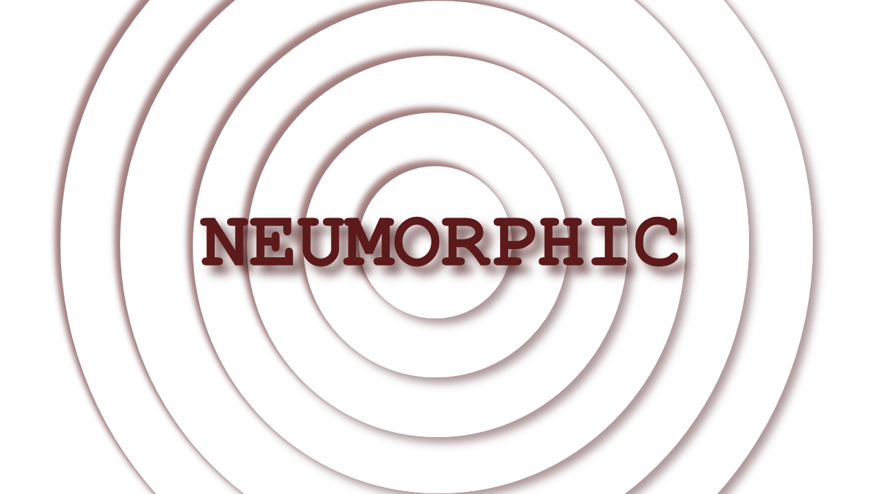 Neumorphic Circular Infographic Design
