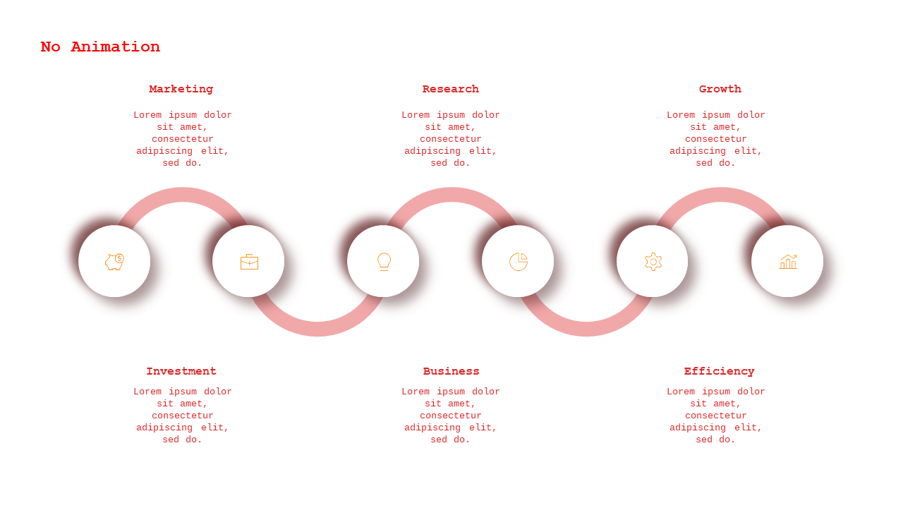 Neumorphic Circular Infographic Design