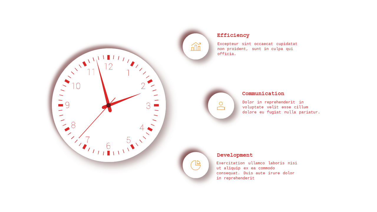Neumorphic Circular Infographic Design