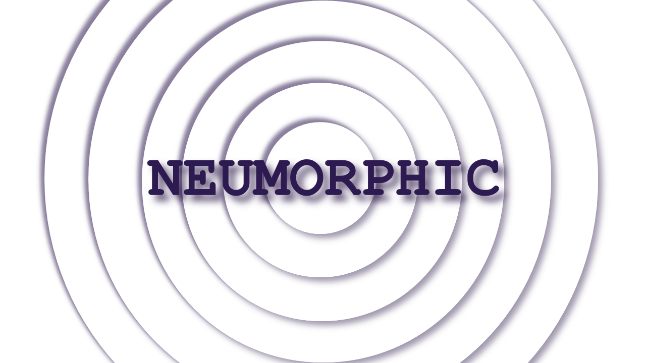 Neumorphic Circular Infographic Design
