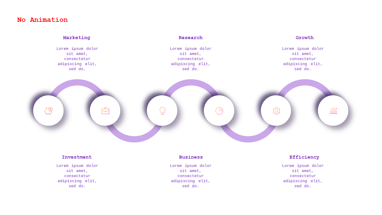 Neumorphic Circular Infographic Design