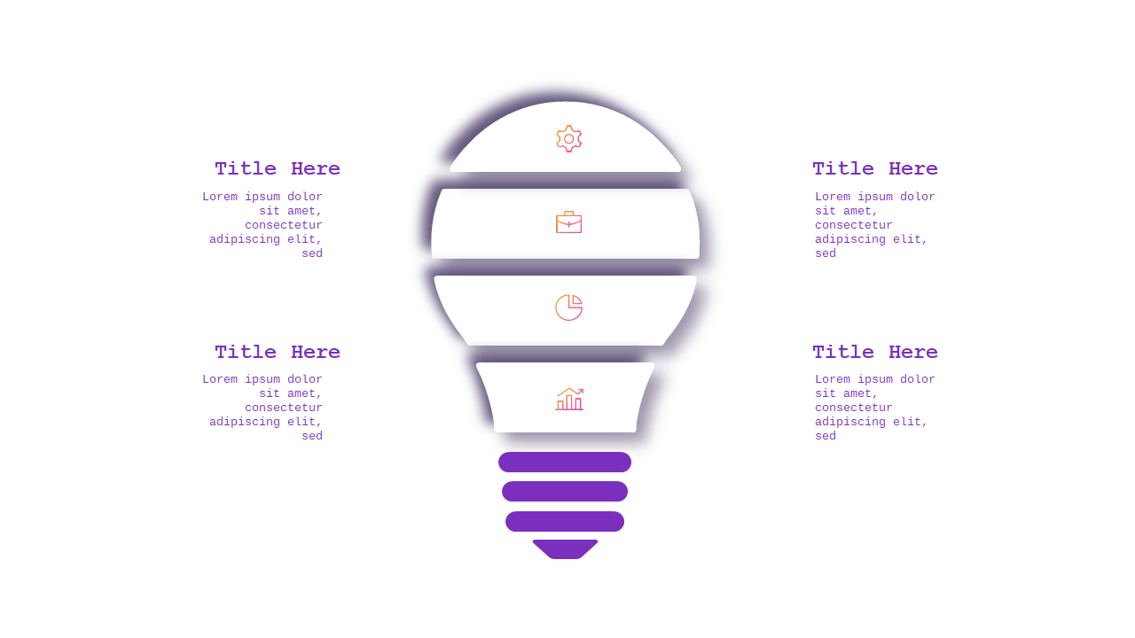 Neumorphic Circular Infographic Design