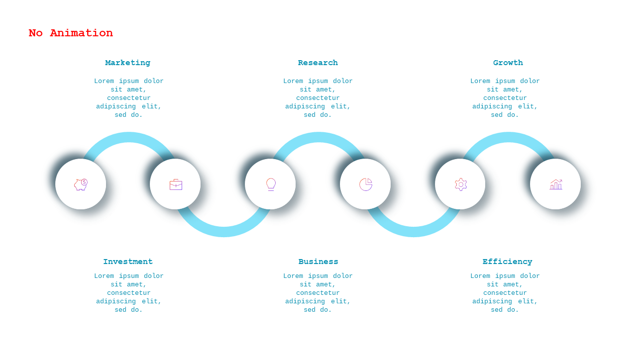 Neumorphic Circular Infographic Design