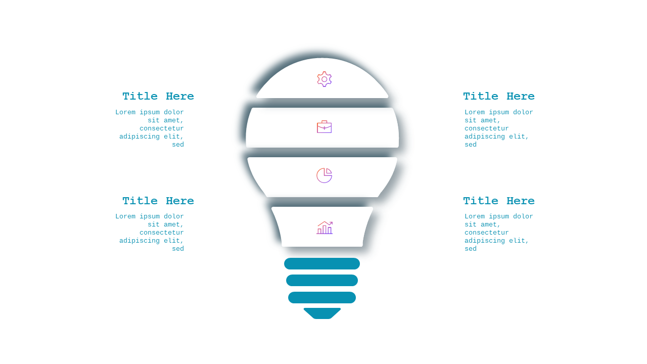 Neumorphic Circular Infographic Design