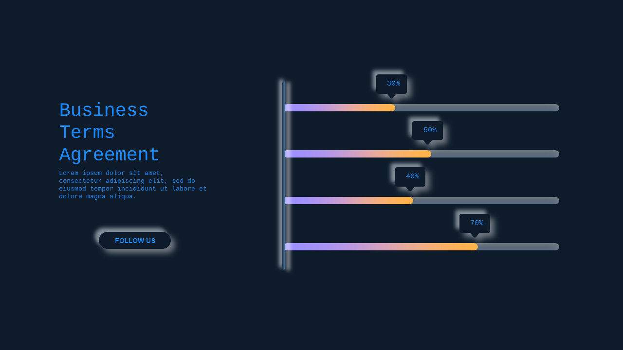Business Terms Agreement Progress Bar PowerPoint ...