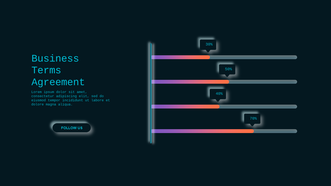 Business Terms Agreement Progress Bar PowerPoint ...