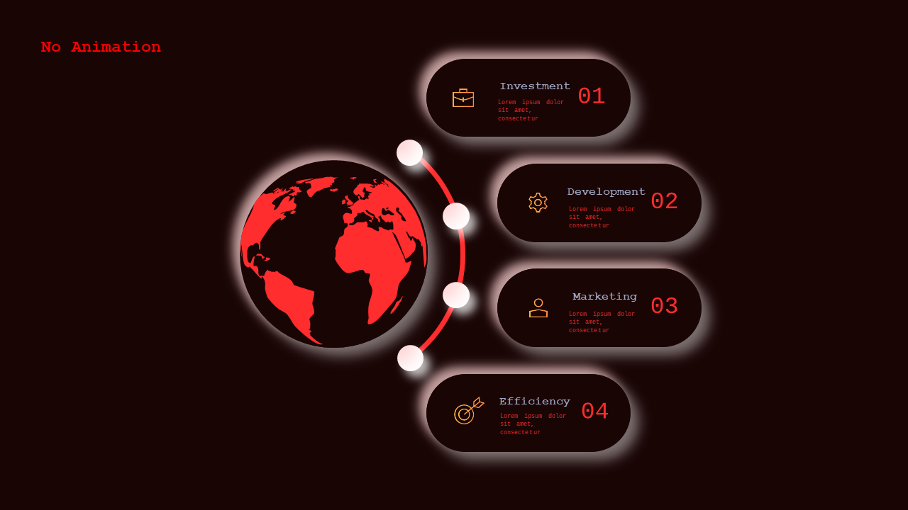 Neumorphic Pyramid Diagram PowerPoint Template Da...