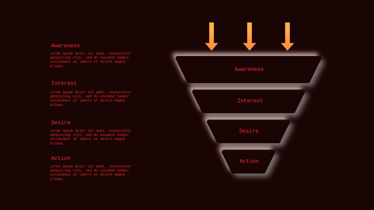 Neumorphic Pyramid Diagram PowerPoint Template Da...