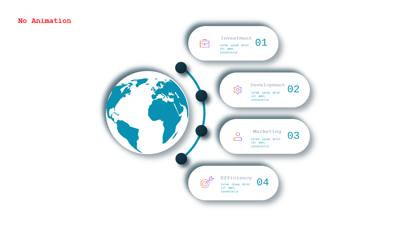 Neumorphic Pyramid Diagram PowerPoint Template (T...