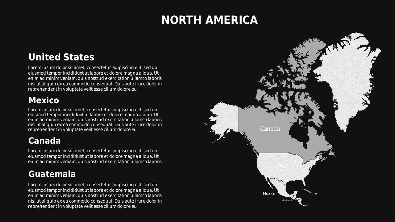 Geographical Overview of North America – Charcoal Gold