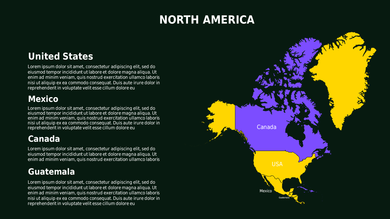 Geographical Overview of North America – Corporat...