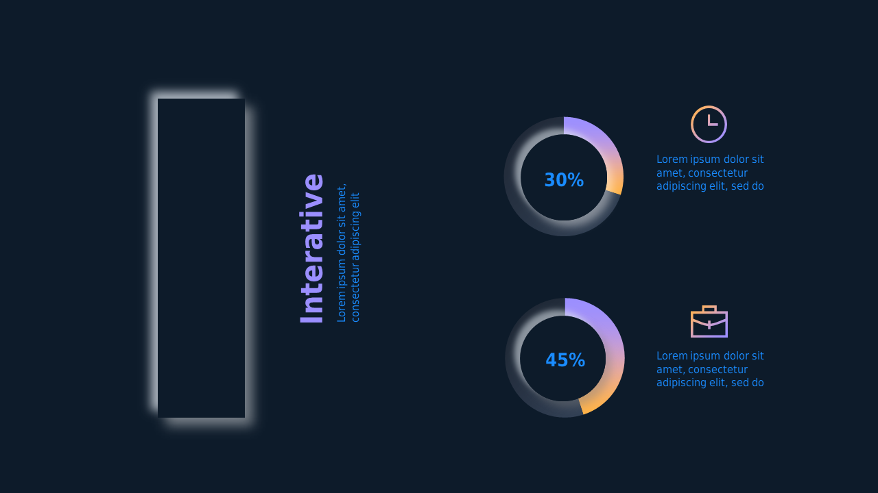 2021 Loading Screen PowerPoint Template Dark (Ocean Blue)