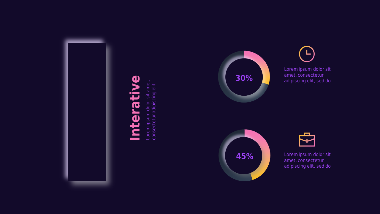 2021 Loading Screen PowerPoint Template Dark (Royal Purple)