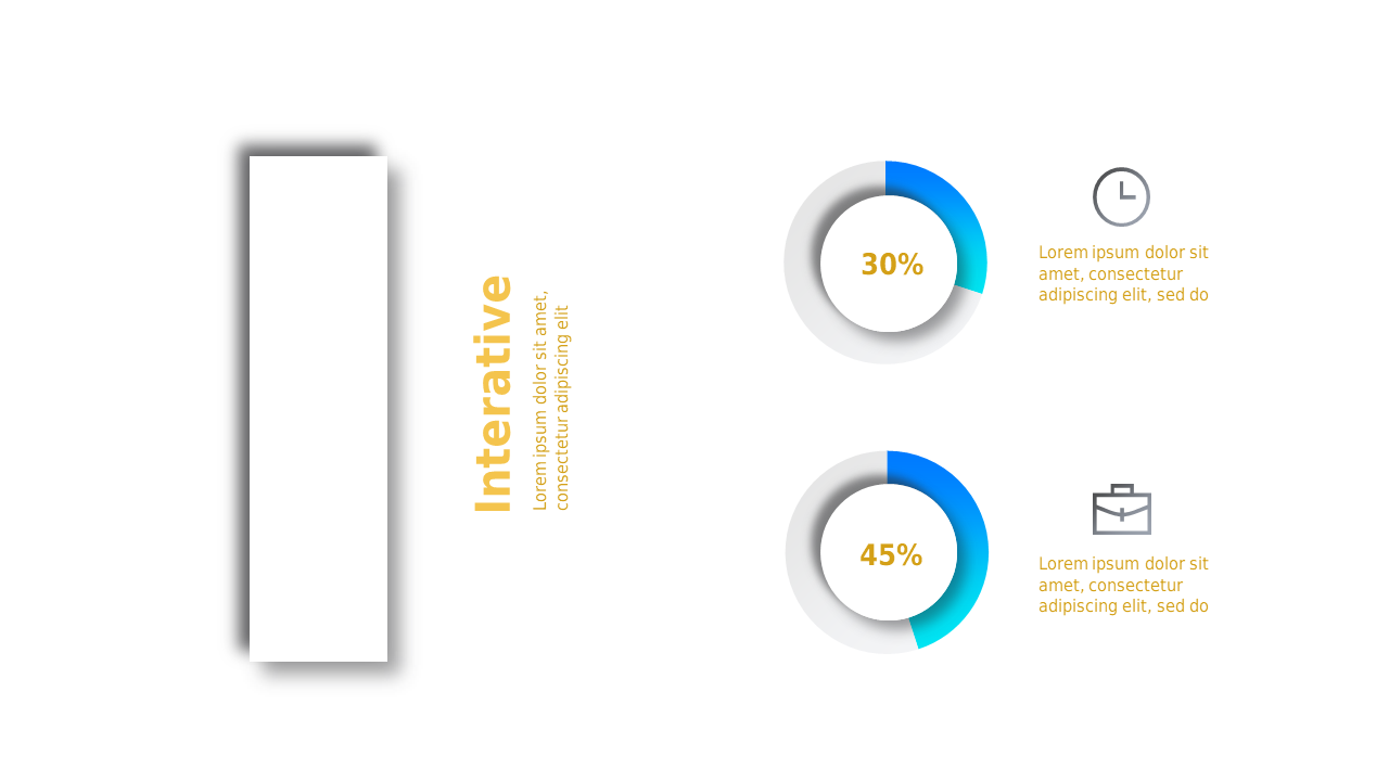 2021 Loading Screen PowerPoint Template (Charcoal Gold)