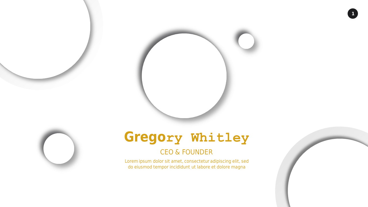 Modern Circular Business Introduction – Light – Charcoal Gold