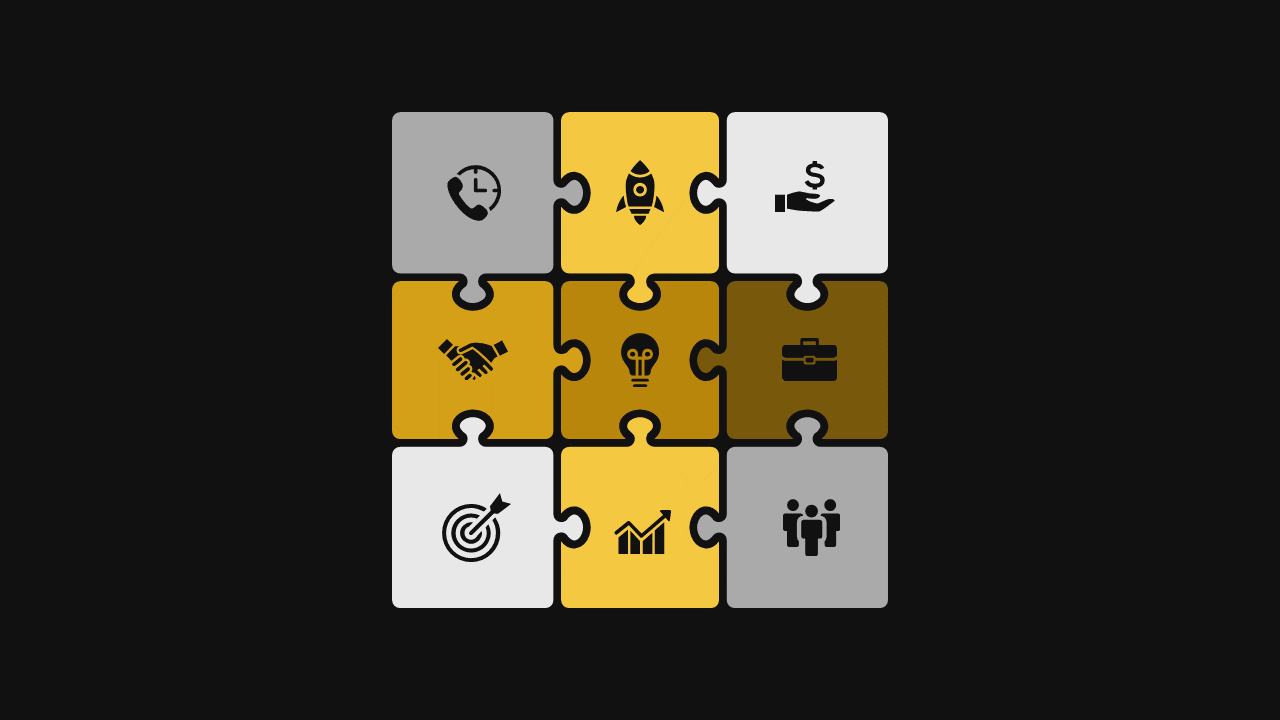 Puzzle Piece Growth Strategy Presentation