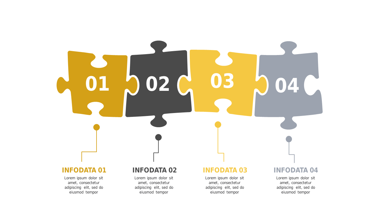 Puzzle Pieces Business Growth Diagram
