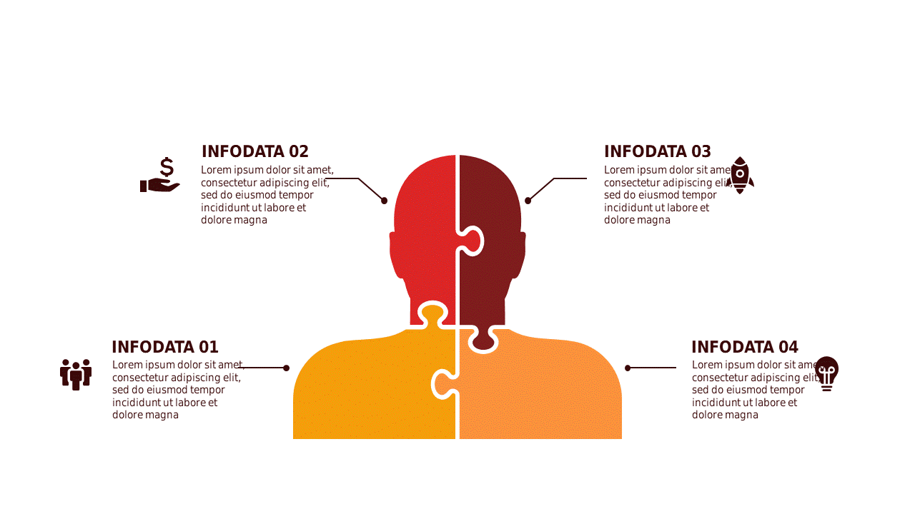 Puzzle Pieces Business Growth Diagram