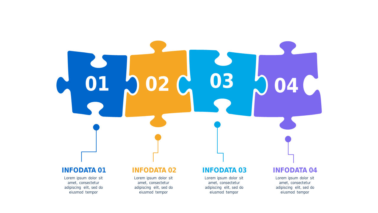 Puzzle Pieces Business Growth Diagram