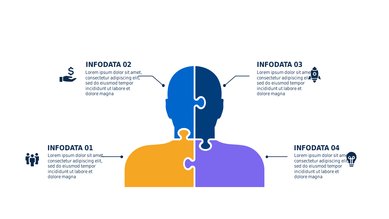Puzzle Pieces Business Growth Diagram
