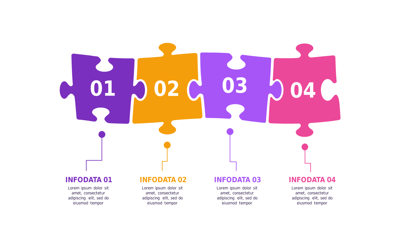 Puzzle Pieces Business Growth Diagram