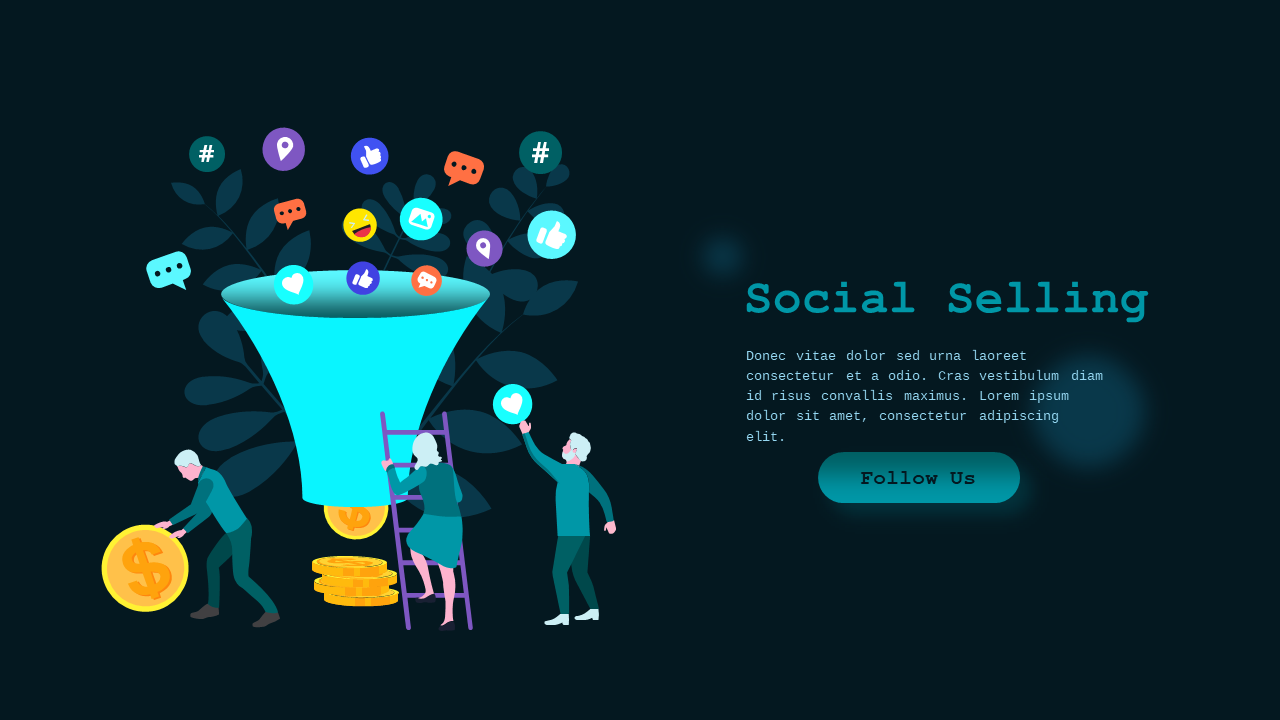 Social Media Engagement Strategies – Teal Modern