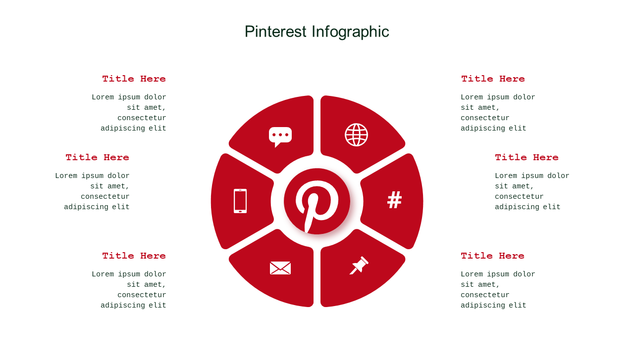 Pinterest Infographic PowerPoint Template (Corpor...