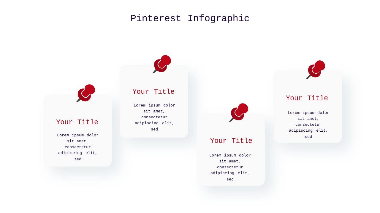 Pinterest Infographic PowerPoint Template (Royal ...