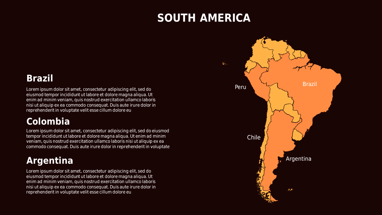 Geographical Data Presentation Layout – Crimson Bold