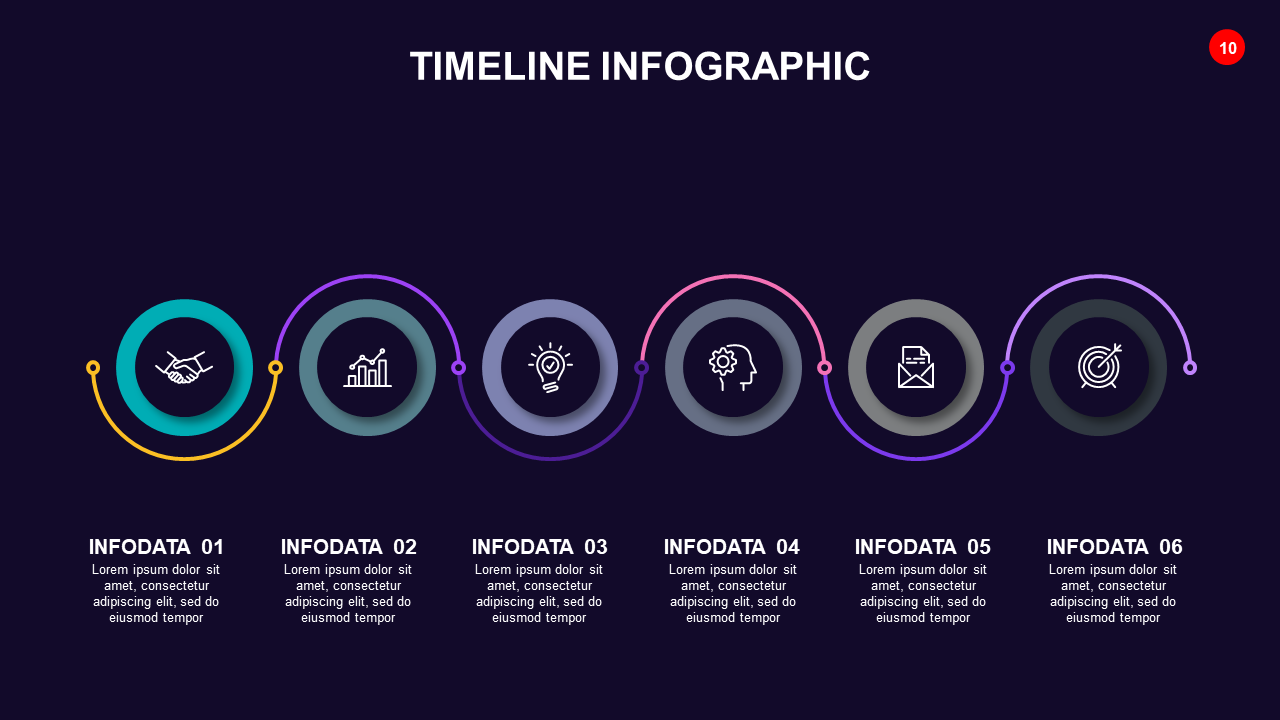 Creative Timeline Infographic Design