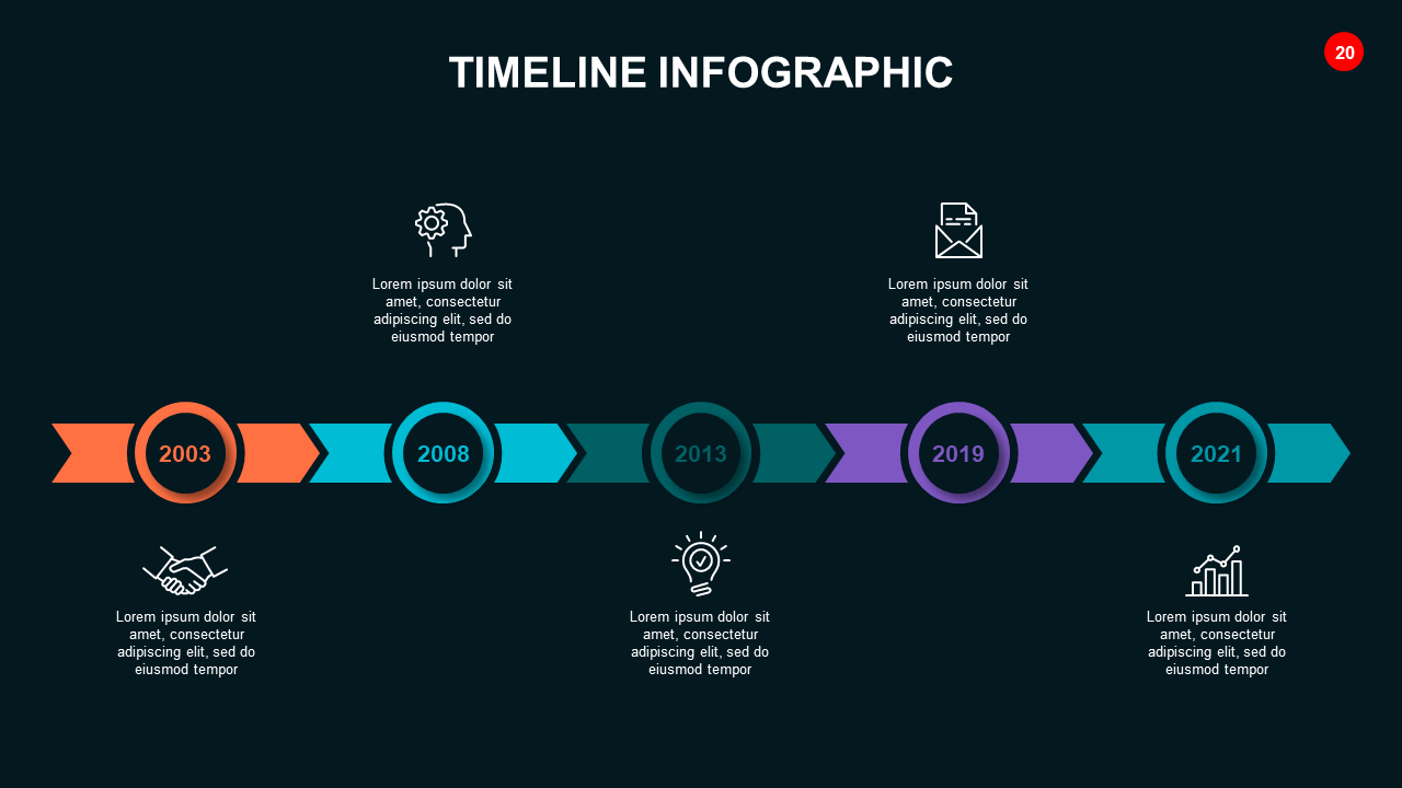 Creative Timeline Infographic Design
