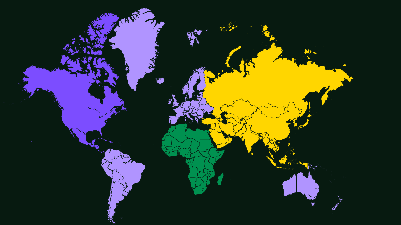 Geometric Global Connectivity Map – Corporate Green