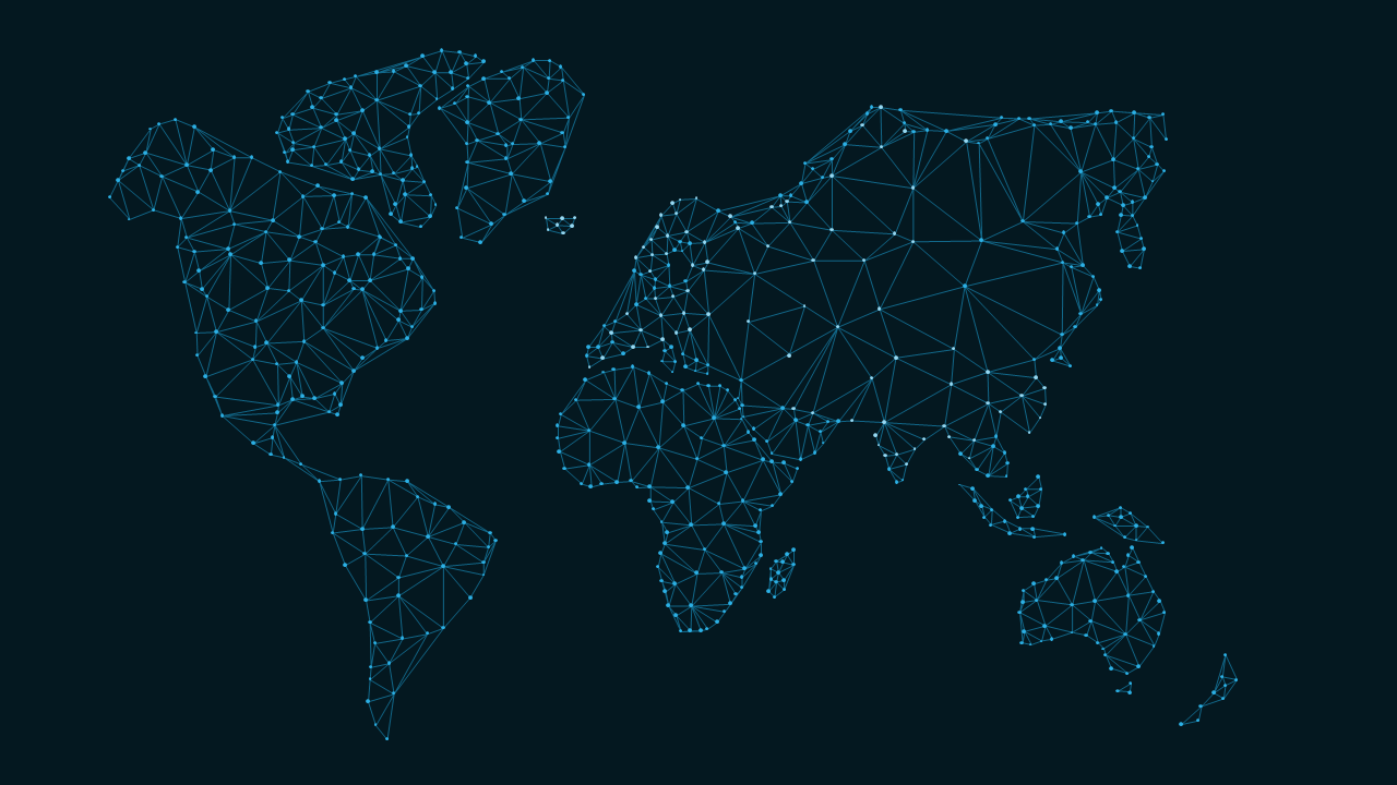 Geographical Network Connection Overview – Teal M...